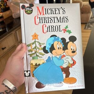 Disney Mickey's Christmas Carol Silver Edition Book